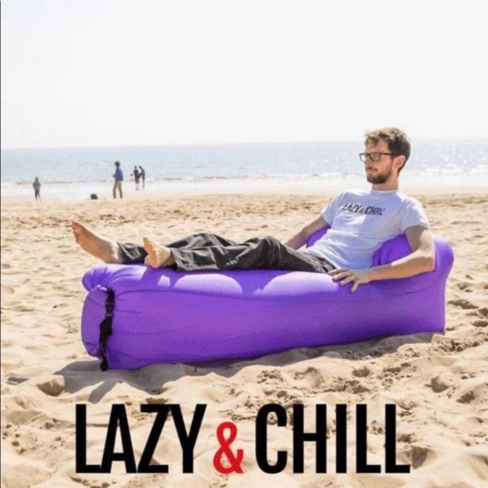 inflatable beach couch
